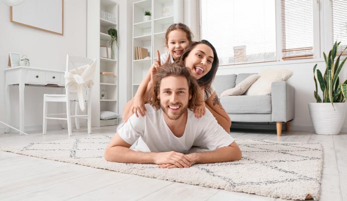 A happy family A happy family