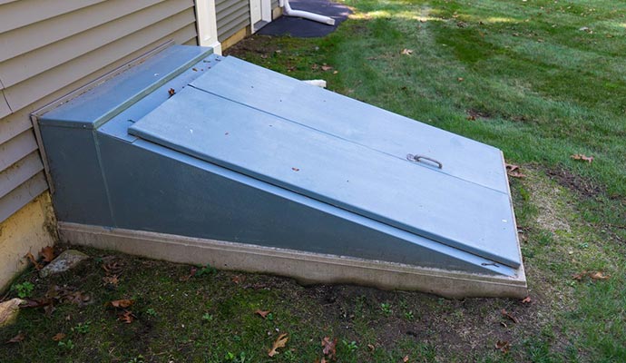 Crawl space access point