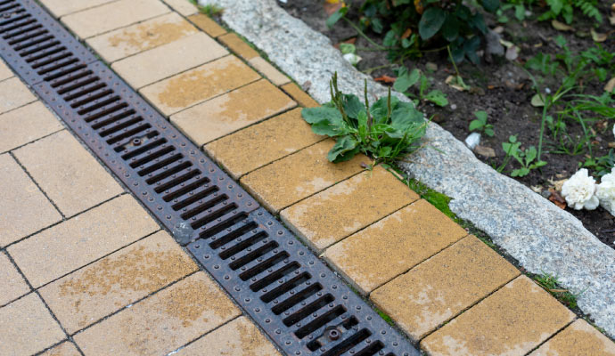 outdoor drainage system