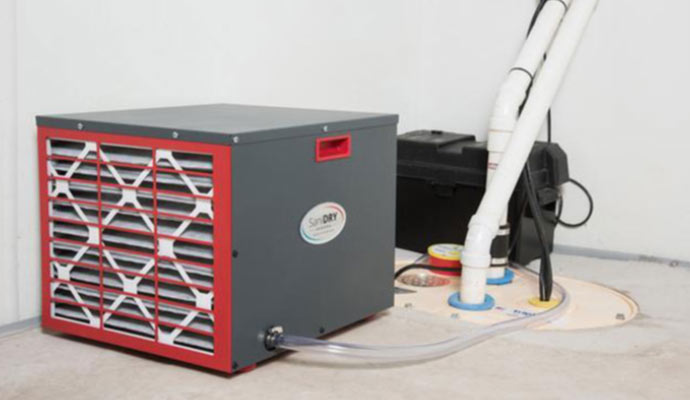 professional moisture controlling with dehumidifiers