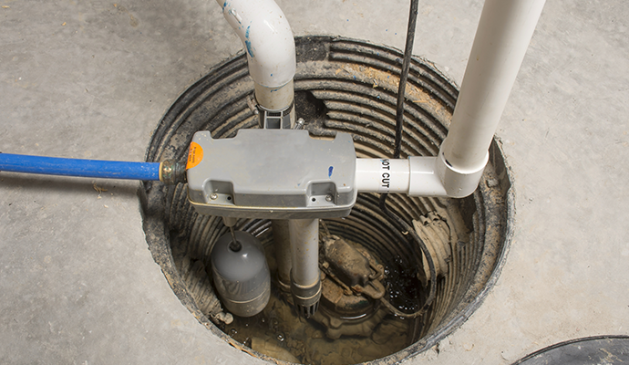 Professional sump pump installation service